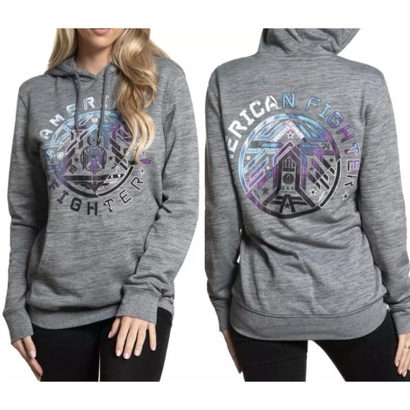 American Fighter Tops - AMERICAN FIGHTER Women's Hoodie Pullover PAXTON At